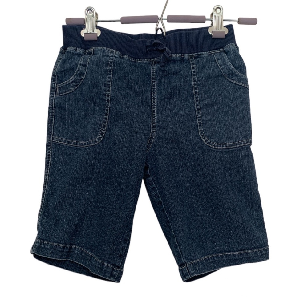 4/$20 Girls denim jean long shorts board shorts
